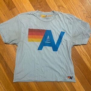 Avalon Blue and Multicolor Logo T-Shirt